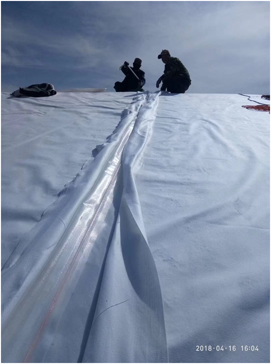 复合91视频直播APP膜与坝基混凝土形成坝面防渗系统