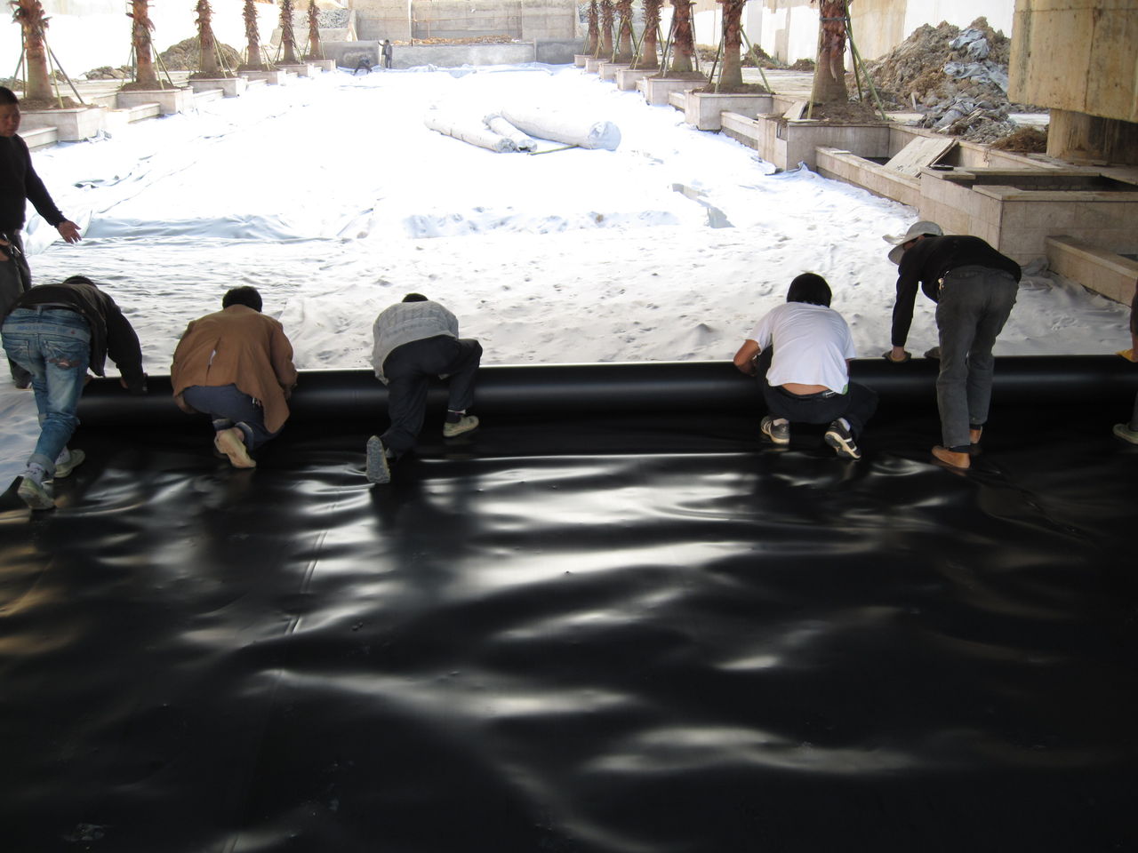 91视频直播APP膜及其伸缩节的布置型式可降低施工难度