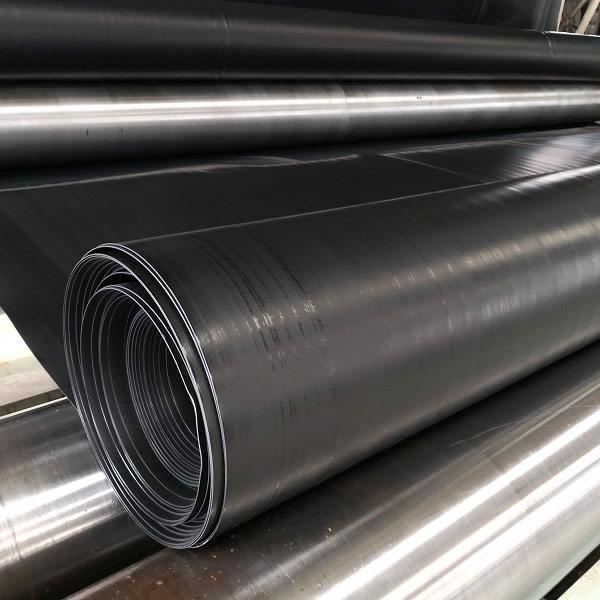 高密度聚乙烯91视频直播APP膜铺设施工工艺层检查现场测量